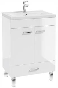 Szafka z umywalką 60x40 szuflada całość lakier - Szafki łazienkowe - miniaturka - grafika 1