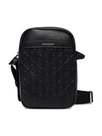 Nerki - Calvin Klein Saszetka Emblem Aop Emboss Slim Reporter LV04D3228G Czarny - miniaturka - grafika 1