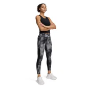 Legginsy - Damskie legginsy do biegania Under Armour UA Launch Ankle Print Tights - czarne - miniaturka - grafika 1
