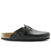 Klapki i japonki męskie - Klapki męskie Birkenstock Boston 60191 - czarne - miniaturka - grafika 1