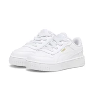 Buty dla dziewczynek - Sneakersy Carina Street dla małych dzieci PUMA White Gold - miniaturka - grafika 1