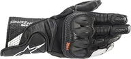 Rękawice motocyklowe - Alpinestars SP-2 V3 rękawice motocyklowe (czarne/białe, S) - miniaturka - grafika 1