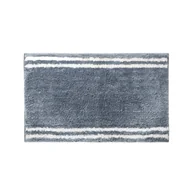 Dywaniki łazienkowe - HOMLA Dywanik łazienkowy AORE granatowy w białe pasy 50x80cm - miniaturka - grafika 1