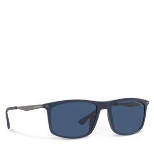 Okulary przeciwsłoneczne - Emporio Armani Okulary przeciwsłoneczne 0EA4171U 508880 Matte Blue/Dark Blue - grafika 1