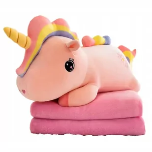 KOCYK PODUSZKA 2W1 PRZYTULANKA UNICORN JEDNOROŻEC PREZENT DLA DZIECI - Kołdry i poduszki dla dzieci - miniaturka - grafika 1