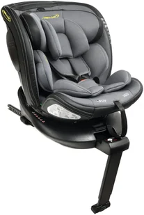 FOTELIK SAMOCHODOWY VIGO 40-150cm ISOFIX i-SIZE OBROTOWY 360° RWF Z NOGĄ SZARY - Foteliki samochodowe - miniaturka - grafika 1