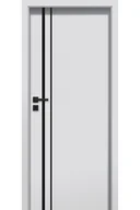 Drzwi wewnętrzne - Pol-Skone Dzwi Wewnętrzne Pełne Tiara W09 Malowane Szary Mat - miniaturka - grafika 1