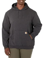 Bluzy męskie - Carhartt . K121.026.S003 średnia waga bluza z kapturem męska bluza, węgiel wrzosowy, rozmiar XS - miniaturka - grafika 1