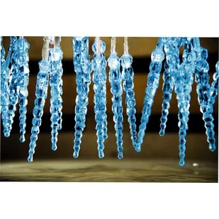 Lampki sople 30 LED niebieski Bulinex - Oświetlenie świąteczne - miniaturka - grafika 1