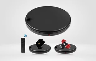 Obrotowa podstawka do zdjęć Puluz z gniazdkiem zasilającym 45 cm (czarna) - Kamery cyfrowe - akcesoria - miniaturka - grafika 4