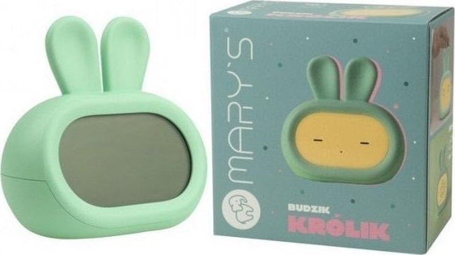 Budzik królik zielony
