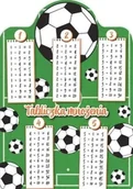 Pomoce naukowe - Karta tabliczka mnożenia A5 piłka - Henry - miniaturka - grafika 1