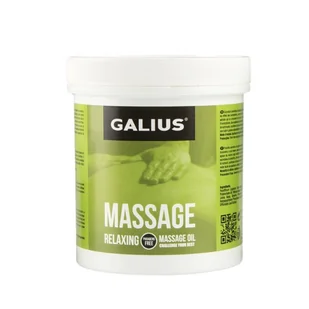 Olej stały do masażu i terapii powięziowej - GALIUS RELAXING - 500 ml - Żele i maści lecznicze - miniaturka - grafika 1
