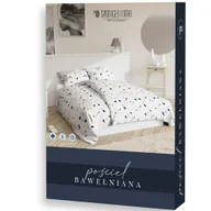 Pościel - Pościel 220x200 Lastryko biała kolorowa - miniaturka - grafika 1