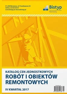 Katalog cen jednostkowych robót i obiektów remontowych - Książki o kulturze i sztuce - miniaturka - grafika 1