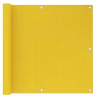 Parawany - Parawan balkonowy, żółty, 90x500 cm, HDPE - miniaturka - grafika 1