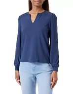 Bluzki damskie - ONLY Onlsilja L/S Lace Top JRS bluzka damska, Dress Blues, S - miniaturka - grafika 1