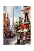 Malowanie po numerach - malowanie po numerach 40x50cm paryż ulica 1008993 - miniaturka - grafika 1