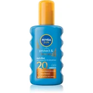 Balsamy i kremy do opalania - Nivea Sun Protect & Bronze Spray do opalania SPF20+ 200ml - miniaturka - grafika 1