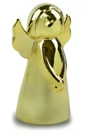Ozdoby bożonarodzeniowe - Figurka świąteczna aniołek 9 cm złoty - miniaturka - grafika 1