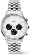 Zegarki męskie - Zegarek męski Daniel Wellington DW00100872 srebrny - miniaturka - grafika 1