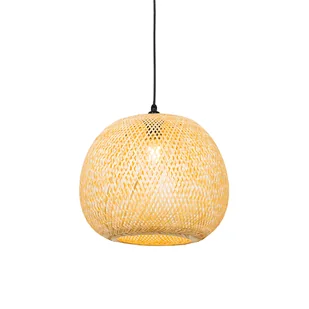 QAZQA Orientalna lampa wisząca zewnętrzna bambusowa IP44 - Rafael - Lampy sufitowe - miniaturka - grafika 1