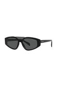 Okulary przeciwsłoneczne - Emporio Armani okulary przeciwsłoneczne męskie kolor czarny - miniaturka - grafika 1