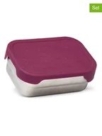 Sztućce dla dzieci - Ergobag 2-częściowy zestaw w kolorze fioletowym - 17 x 6 x 12 cm - miniaturka - grafika 1