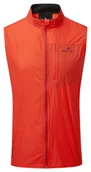 Bluzy sportowe męskie - RONHILL Kamizelka biegowa męska TECH LTW GILLET czerwona - miniaturka - grafika 1
