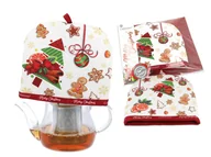 Serwisy do kawy i herbaty - Ocieplacz na czajnik mały - Boże Narodzenie (CARMANI) - miniaturka - grafika 1