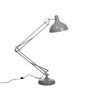 Lampy stojące - Beliani Lampa stojąca szara 175 cm PARANA - miniaturka - grafika 1