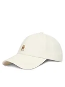 Czapki damskie - Tommy Hilfiger Czapka z daszkiem Th Elevated Chic Cap AW0AW17631 Biały - miniaturka - grafika 1