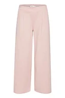 Spodnie damskie - ICHI Damskie spodnie Ihkate Sus Wide Pa na co dzień, 141506/dym różany, XL - miniaturka - grafika 1