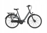 Rowery - Gazelle Rower Miejski Arroyo C7+ 28" Szary (Anthracite Grey) rama 49cm Low-Step hamulec w pedałach - miniaturka - grafika 1