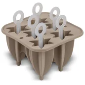 Formy do ciast - Forma, foremka silikonowa do lodów na patyku, na lody, 6 sztuk, + patyczki kod: O-10-111-086  - miniaturka - grafika 1