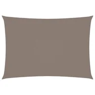 Parasole ogrodowe - vidaXL Prostokątny żagiel ogrodowy, tkanina Oxford, 2,5x4 m, taupe 135427 - miniaturka - grafika 1