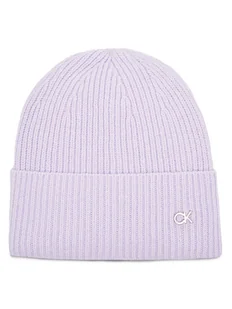 Calvin Klein Czapka Re-Lock Mix K60K610991 Fioletowy - Czapki damskie - miniaturka - grafika 1
