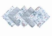 Pieluchy - Czas Bobasa Pieluszki Ulewajki Muślinowe 5Szt 38X38 Przyjaciele 0455 - miniaturka - grafika 1