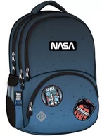 Plecaki szkolne i tornistry - St. Majewski Plecak 4 komorowy STRIGHT BP-07 Space Moon - miniaturka - grafika 1