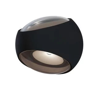 Maytoni Stream LED kinkiet zewnętrzny czarny O032WL-L6B3K - Lampy ogrodowe - miniaturka - grafika 1