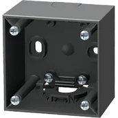 Puszki elektryczne i akcesoria - Berker Integro Flow Puszka natynkowa wysoka, z zaciskiem mocującym, antracyt - miniaturka - grafika 1