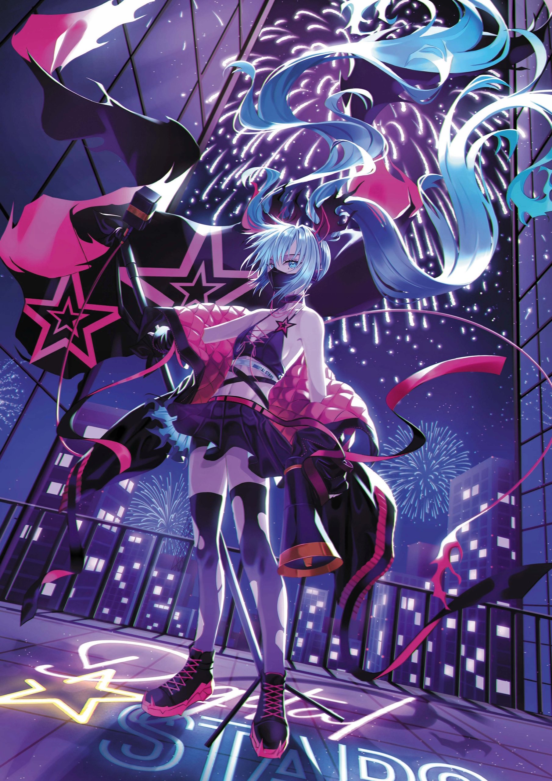 Plakat A1 Vocaloid Hatsune Miku Digital Stars