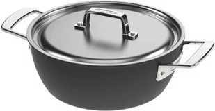 DEMEYERE BLACK 5 Patelnia głęboka 2H z pokrywką 24 cm - Patelnie - miniaturka - grafika 1