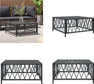 Ławy i stoliki kawowe - vidaXL Stolik ogrodowy antracyt 70x70x34 cm tkanina - Stolik ogrodowy - Stoliki ogrodowe - Stolik kawowy - Meble ogrodowe - miniaturka - grafika 1