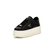 Półbuty damskie - Damskie Sneakersy GUESS WILLEN FLPWLLELE12-BLACK – Czarny - miniaturka - grafika 1