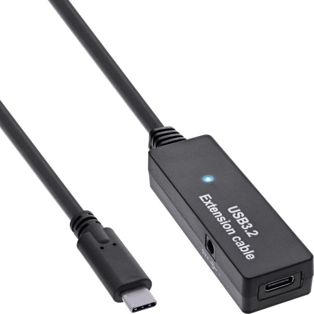InLine InLine® USB 3.2 Gen.1 active extension, USB-C male to USB-C female, 5m