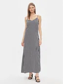 Sukienki - Tommy Hilfiger Sukienka letnia WW0WW41780 Granatowy Regular Fit - miniaturka - grafika 1