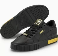 Sneakersy damskie - Buty Puma Cali Star Metallic 35,5 Czarne Sneakersy - miniaturka - grafika 1