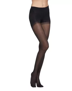 Pompea Rajstopy damskie (opakowanie 6 sztuk), Black Hbs, X-L - Rajstopy - miniaturka - grafika 1