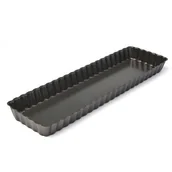 Formy do ciast - Forma do tarty prostokątna z wyjmowanym dnem 35 x 11 x 2,5 cm - miniaturka - grafika 1